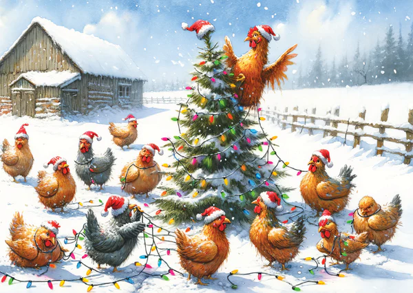 Christmas Chickens