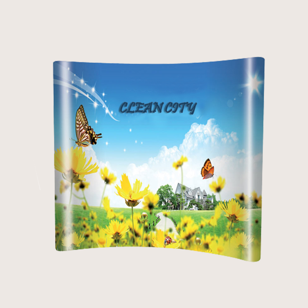 Curved Pop-up Banner Stands