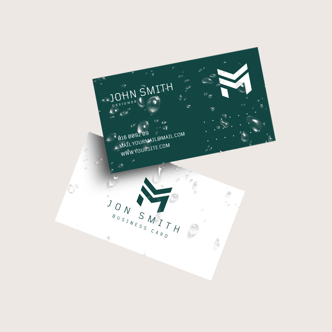 Waterproof Business Cards