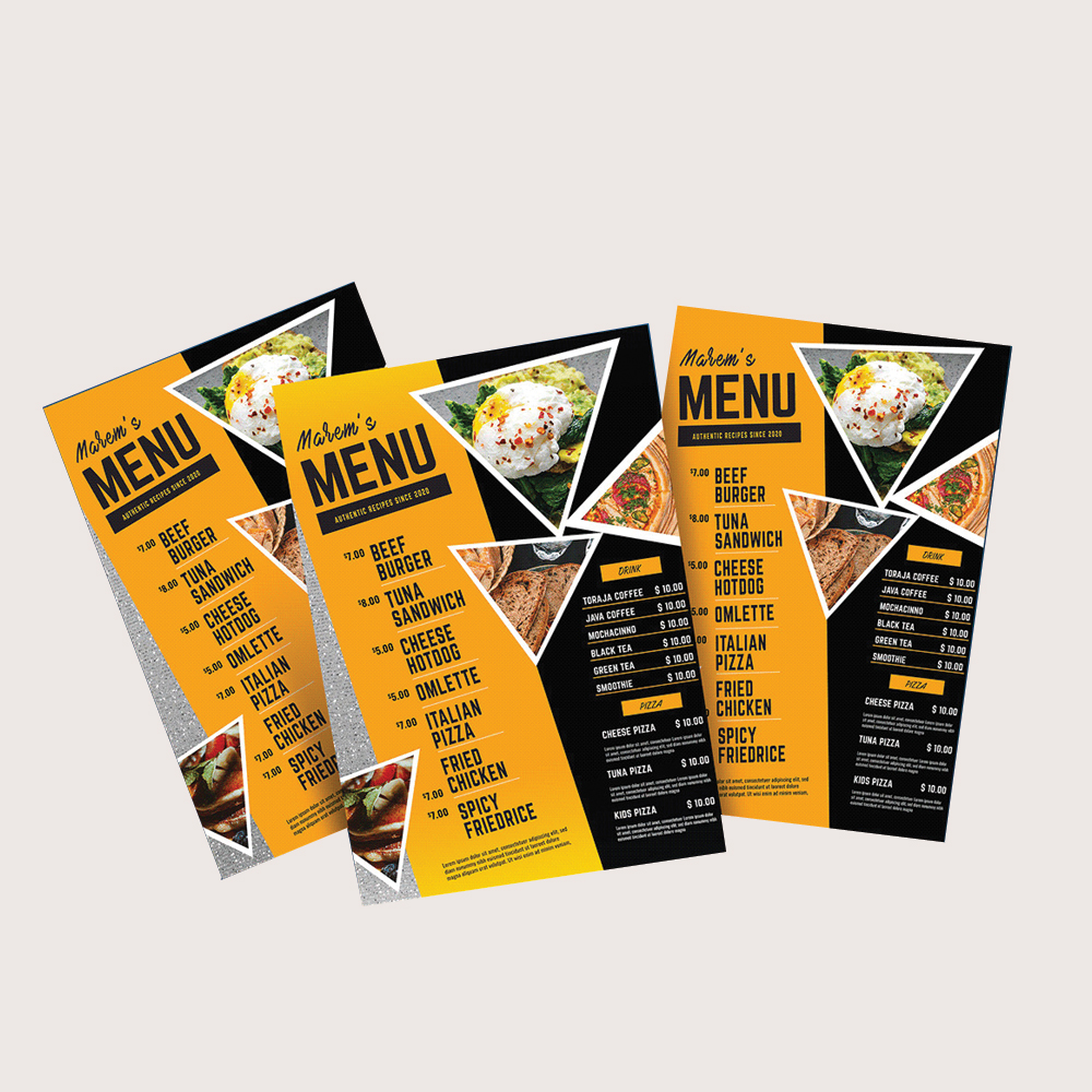 Takeaway Menus